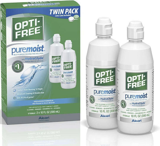 Alcon Opti-Free Puremoist Contact Lens Solution 2x300ml