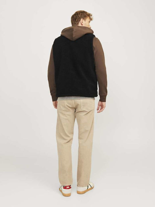 Ärmellos Winter Jacke Winddicht Black