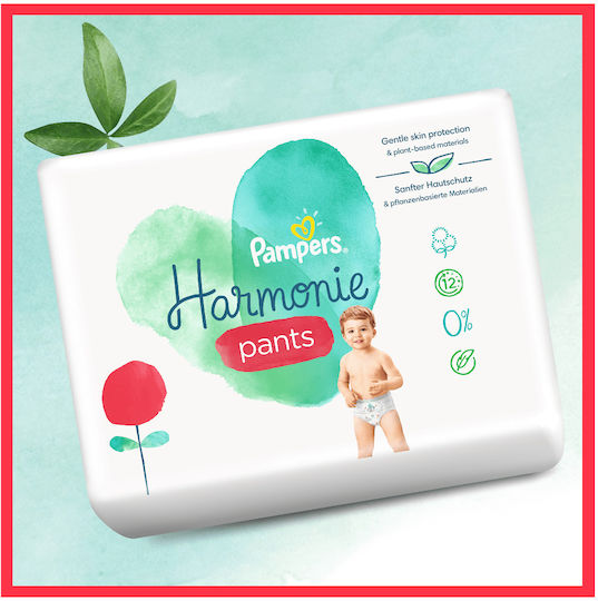 Pampers Πάνες Βρακάκι Harmonie No. 6 για 15+kg 72τμχ