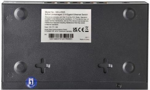 Level One GEU-0525 Unmanaged L2 Switch με 5 Θύρες Ethernet