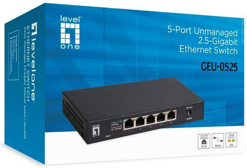 Level One GEU-0525 Unmanaged L2 Switch με 5 Θύρες Ethernet