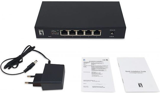Level One GEU-0525 Unmanaged L2 Switch με 5 Θύρες Ethernet