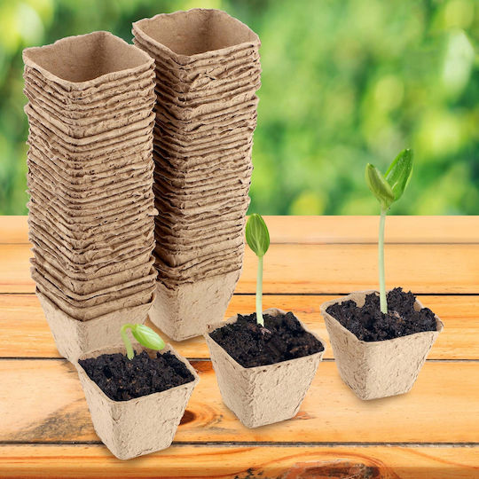 Kadax Peat Pots Seedlings 5.5cm 72pcs + 10x12pcs