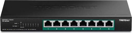 Trendnet TPE-BG380 Unmanaged L2 PoE++ Switch with 8 Ethernet Ports