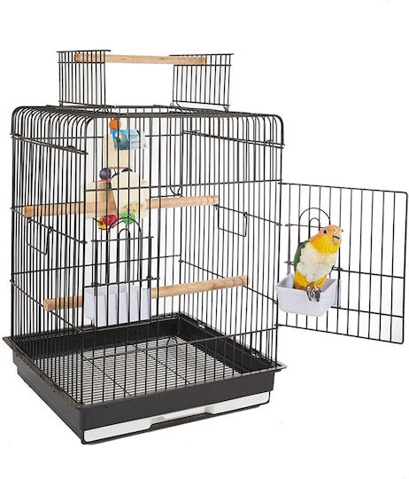 King Kong Cages Bird Cage 49x49x86cm. Black