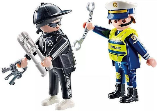 Playmobil Duo Pack Police Officer & Burglar for 4-10 years old