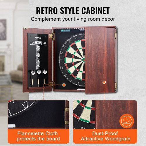 Vevor Dartscheibenschrank-Set Offizielle Größe Mjtzzxbskjley5iziv9