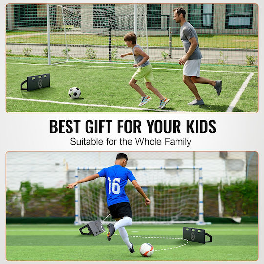 Vevor 40"x12" Soccer Rebounder Board Φορητός Τοίχος Ποδοσφαίρου 2 Γωνίες Rebound