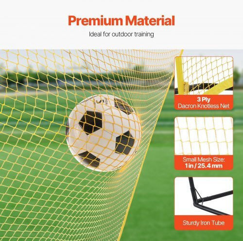 Vevor Plasă Recuperare Mingi pentru Antrenament Fotbal 213.36x213.36cm
