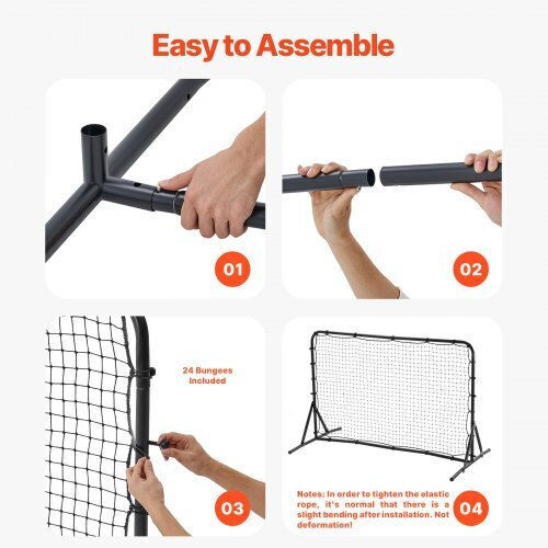 Vevor Football Training Ball Return Net 182.88x121.92cm