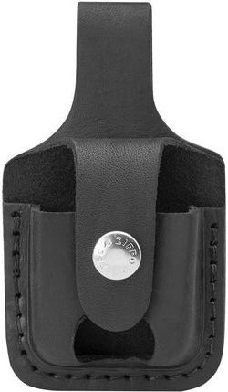 Zippo Lptbk Feuerzeugtasche Clip Leder Schwarz