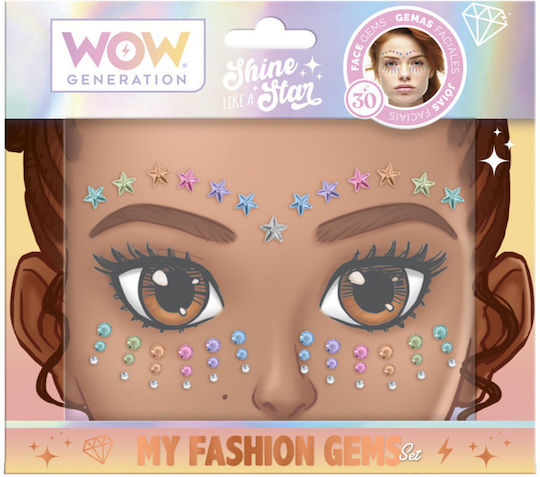 Carnival Body Stickers Diamonds (Μiscellaneous Colours)