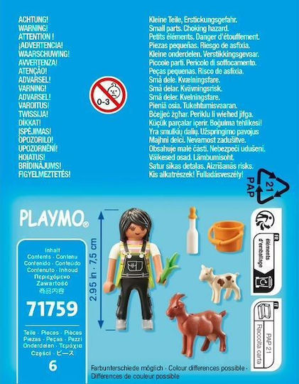 Playmobil Special Plus Woman with Goats for 4-10 years old
