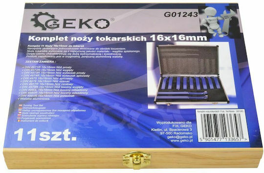 Set 11 Knives Cemented Carbide Tips Turning Systems