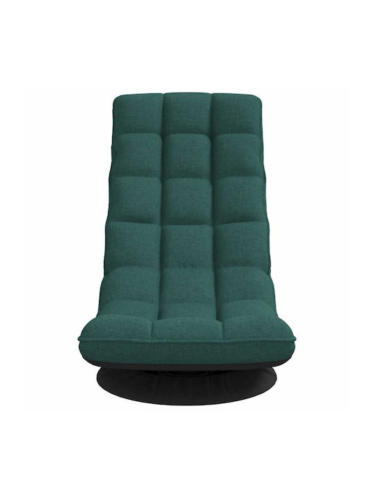 Armchair Swivel Dark Green 70x51x79cm