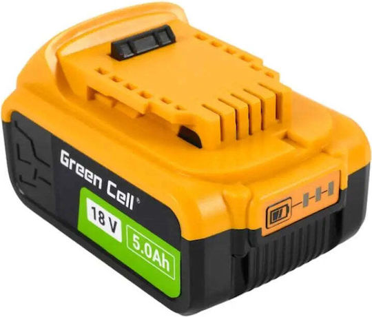 Green Cell Baterie Unealtă 18V cu Capacitate 5Ah