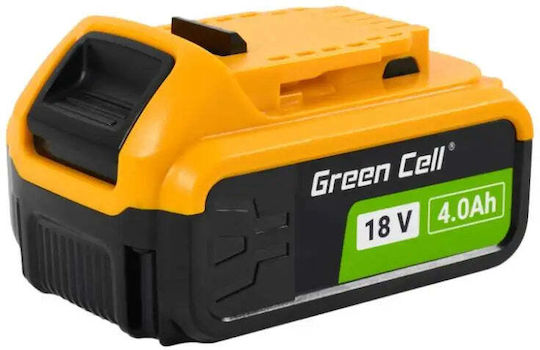 Green Cell Tool Battery 18V with Capacity 4Ah
