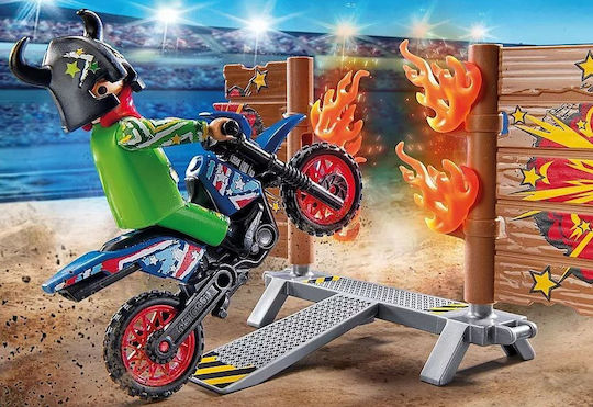 Playmobil Екшън герои Акробатика с ATV & Мотор за 4-10 години