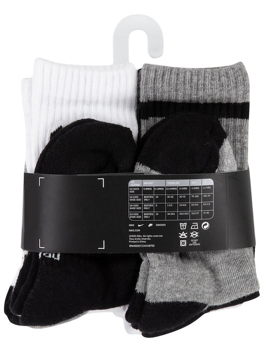 Nike Kids' Socks Nhn Nsw Retro 6 Pack Crew Multicolour 6 Pairs