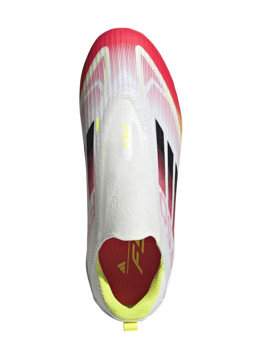F50 League FG/MG Ghete De Fotbal Pentru Copii Cu Crampoane Albe