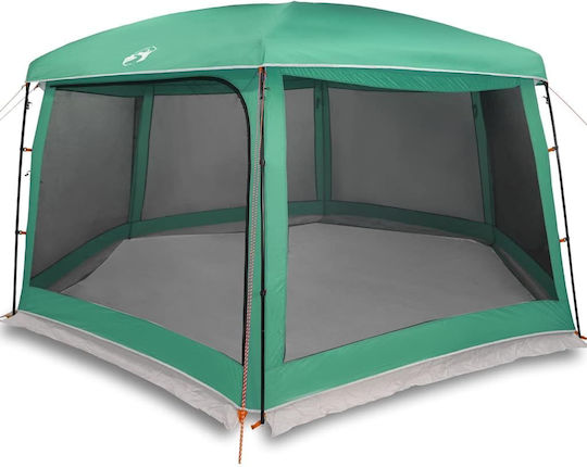 vidaXL Camping Tent Green 670x590cm