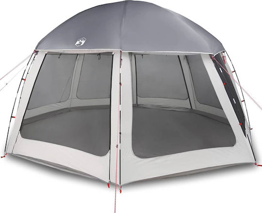 vidaXL Automat Cort Camping Pop Up Gri 510x510cm