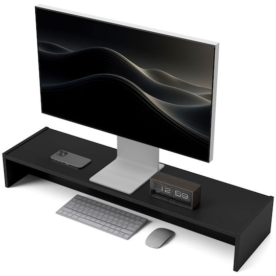 HomCom Stand Desk Mounted Monitor up to 32" (923-059V00BK)