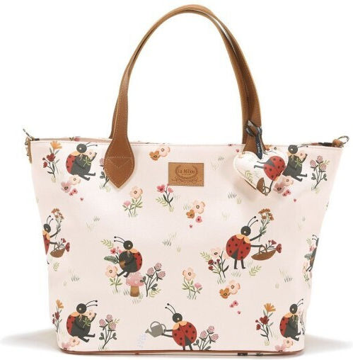 La Millou Shoulder/Hand Diaper Bag Mommy's Pink 56x15cm.