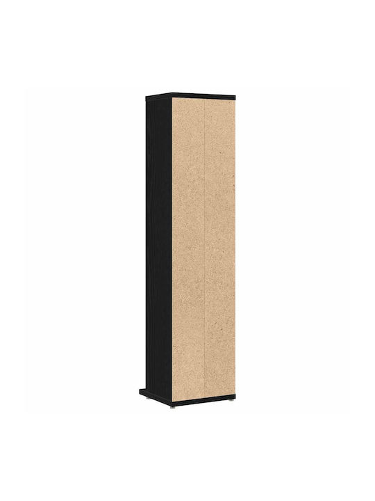 Bibliotecă Negru 21x20x88cm