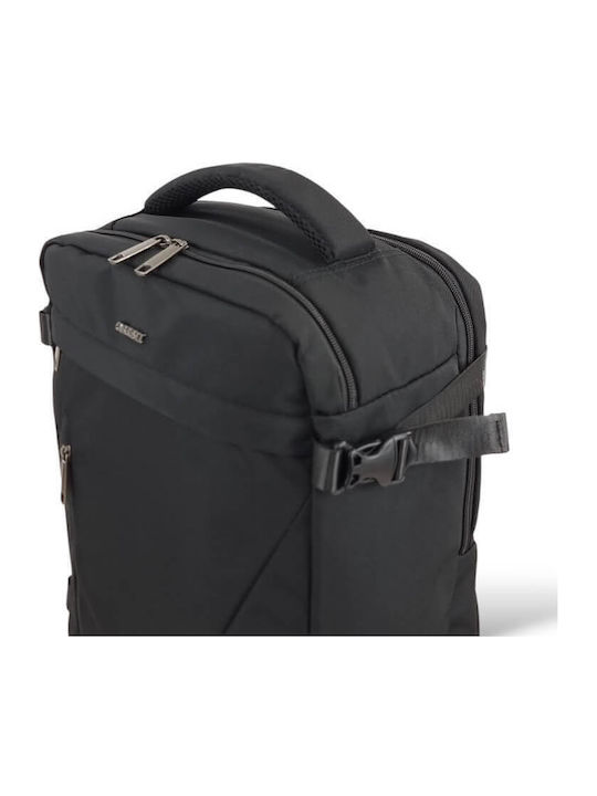 Playful Bags Cabin Travel Suitcase Hard Gold with 4 Wheels Height 55cm & Backpack