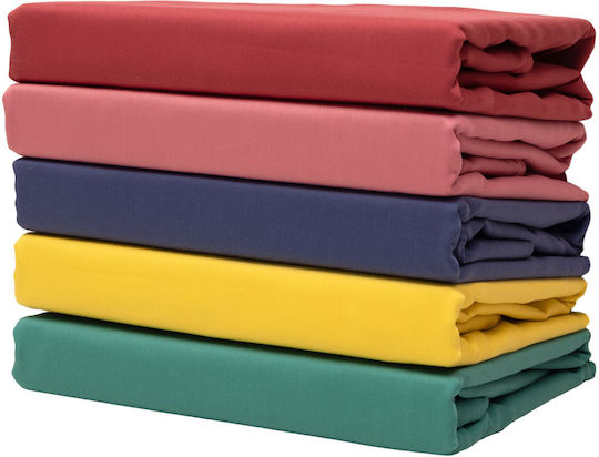 Anna Riska Sheet Super-Double with Elastic 160x200+25cm. Fashion 3 Night Blue