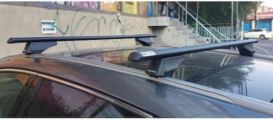 Menabo 120cm. pentru Volkswagen Magazin online Sharan 2010+ (cu picioare pentru portbagaj de acoperiș și blocare) Negre