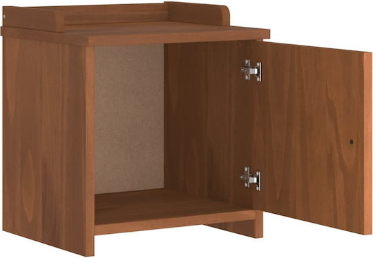Eingangsmöbel mit Schuhschrank & Bank Coffee 45x40x50cm