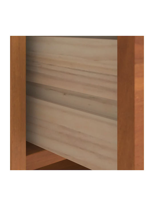 Entry Furniture with Shoe Rack & Bench Coffee 87x40x50cm