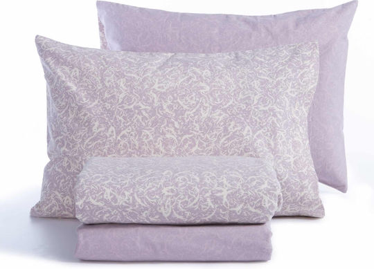 Nef-Nef Homeware Set Single 3pcs 160x260cm Sorial Purple