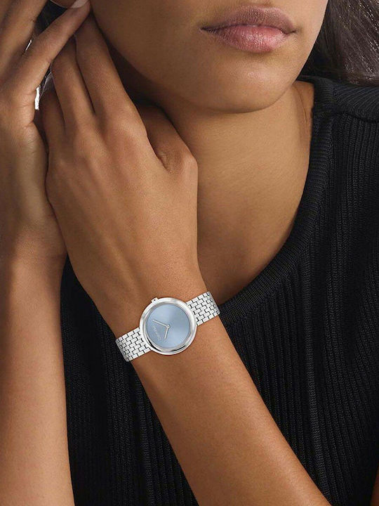 Calvin Klein Women's Watch with Silver Metal Bracelet