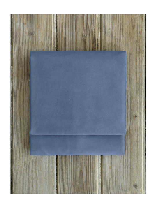 Nima Sheet King Size 270x280cm. Superior Shadow Blue