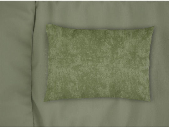 Dimcol Bettwäsche-Set Überdoppel 220x240cm. Shadow Lime Green 24 4Stück