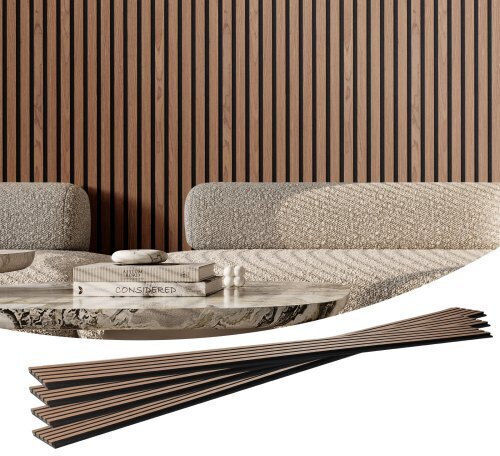 Vevor Ηχοαπορροφητικό Πάνελ (1τμχ) 20cm x 240cm σε Καφέ Χρώμα