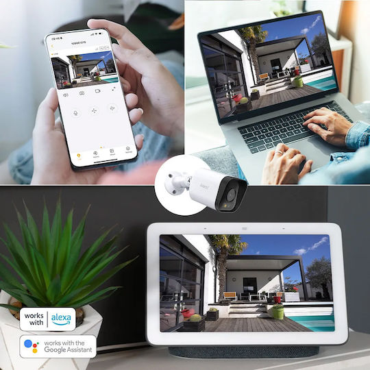 Arenti O3 IP Cameră de Supraveghere Wi-Fi Full HD+ 4MP Rezistentă la apă cu Comunicare Bidirecțională și Lentilă 3.6mm