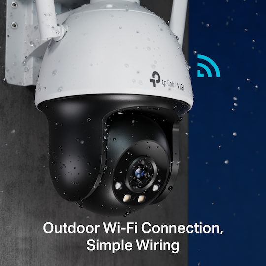 TP-LINK Vigi C540-W v2 IP Surveillance Camera Wi-Fi Full HD+ 4MP Waterproof with Two-Way Communication and Lens 4mm