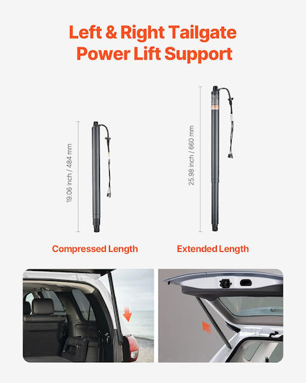 Vevor 2 buc Suporturi Electrice pentru Capotă Compatibile cu Octavia III 2012-2020