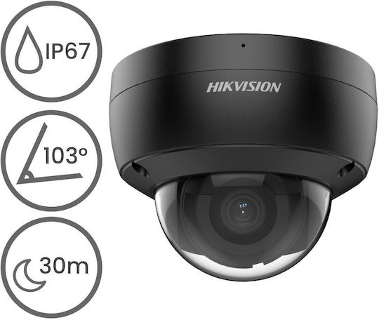 Hikvision DS-2CD2143G2-IS IP Überwachungskamera Full HD+ 4MP Wasserdicht mit Lautsprecher und Objektiv 2.8mm