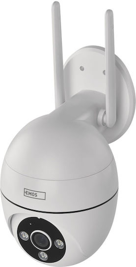 Emos H4057 IP Überwachungskamera Wi-Fi Full HD+ 5MP Wasserdicht mit Zwei-Wege-Kommunikation