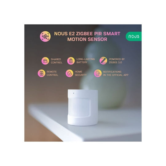 Nous Ασύρματος ZigBee / Wi-Fi / Bluetooth Αισθητήρας Κίνησης Υπερύθρων
