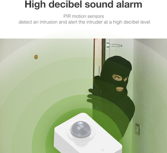Gosund Ασύρματος ZigBee / Wi-Fi Αισθητήρας Κίνησης Υπερύθρων 128° Εμβέλειας 10m