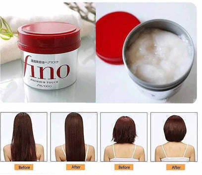 Shiseido Fino Premium Touch Penetrating Essence Μάσκα Μαλλιών για Λείανση με Κερατίνη 230ml