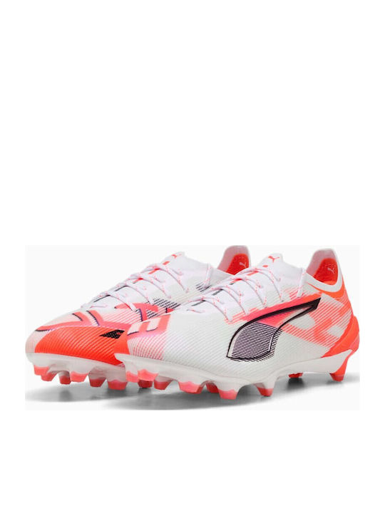 PUMA Ultra 5 Ultimate Футболни Обувки с Бутони Бели