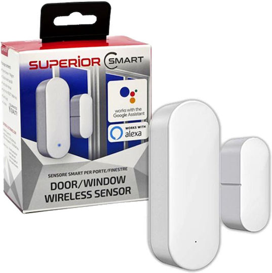 Superior Electronics Kabelloser Tür- und Fensterkontakt Sensor Wi-Fi & RF 433MHz