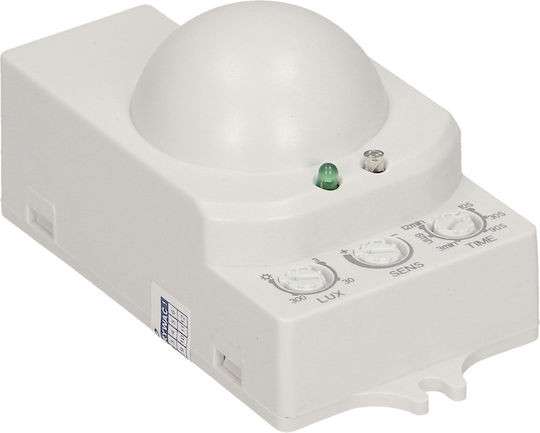 Orno Wired Microwave and Infrared Motion Sensor 360° Detection Scope 8m